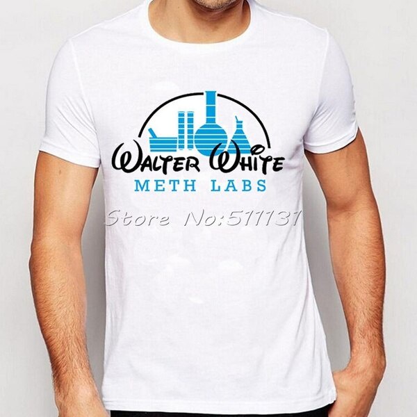 cotton t shirt Walter White Breaking Bad Meth Labs Print s Men Fashion ...