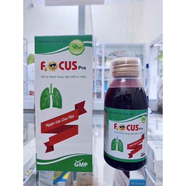 Focus Pro Cough Syrup Supports Throat, Fortified Lungs, Sputum