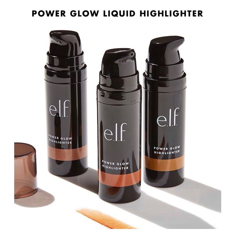 NEW INSTOCK ELF Cosmetics Power Glow Liquid Highlighter in Rose Gold ...