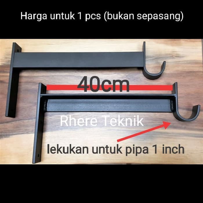 SIKU GANTUNGAN L Elbow Rack Iron Shelf Hanging Bird Cage Clothes Hanger ...
