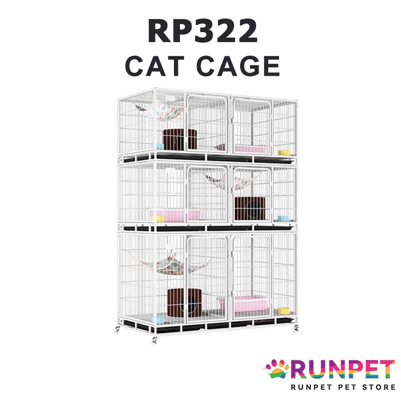 Double decker best sale cat cage