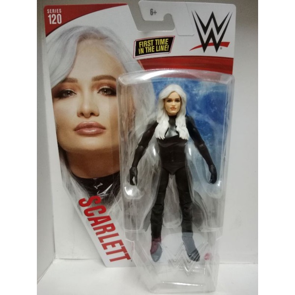 Mattel WWE Basic Series 120 Scarlett Wrestling Figure Scarlett Bordeaux ...