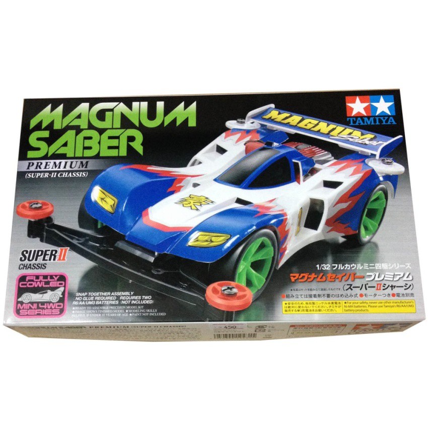 19431 Tamiya Mini 4WD MAGNUM SABER PREMIUM | Shopee Singapore