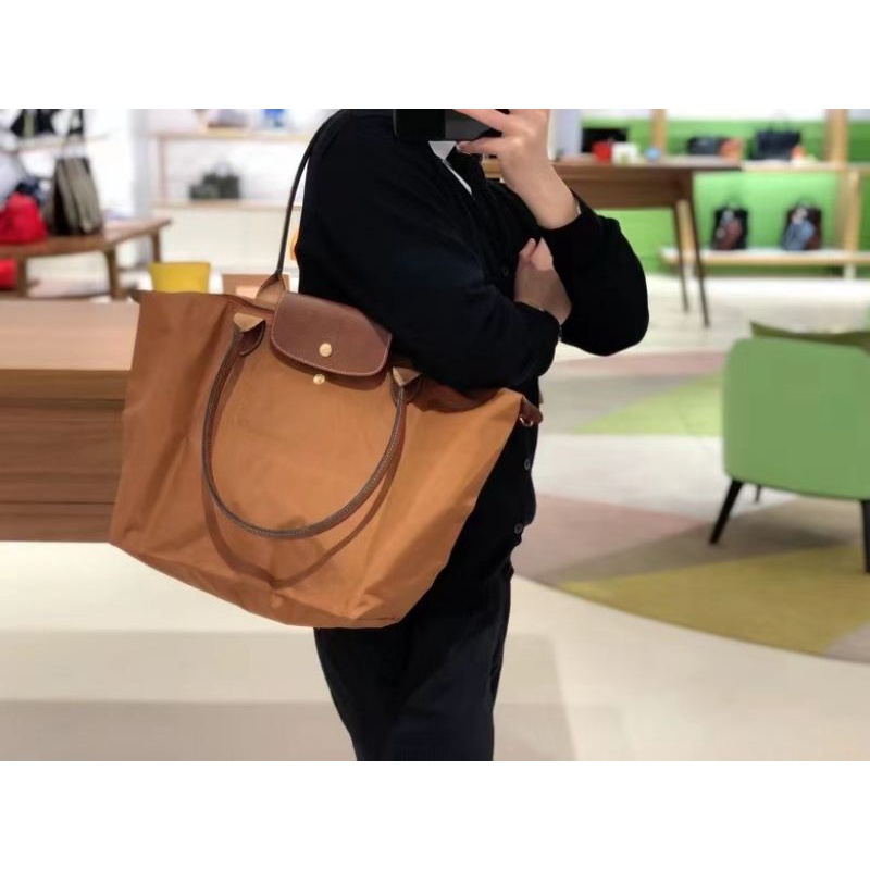 LONGCHAMP BAGS Le Pliage Neo Medium CAMEL CARAMEL