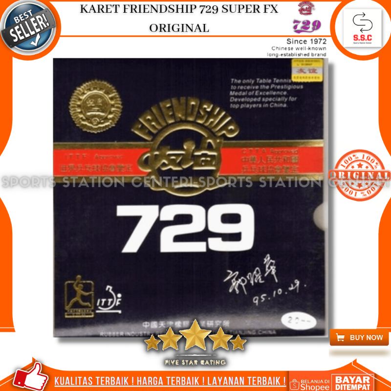 Friendship Table Tennis Rubber Bet 729 Super FX Super Soft FX Cross