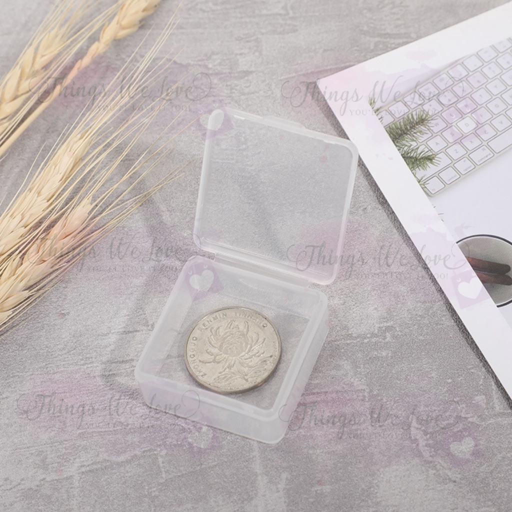 [SG SELLER] [FREE SHIP] Mini Clear Plastic Storage Case Medicine Pill ...