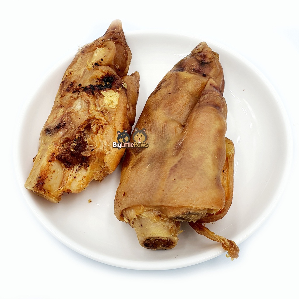 Pig Trotter Halves Big Little Paws Singapore Dog Treats Shopee Singapore