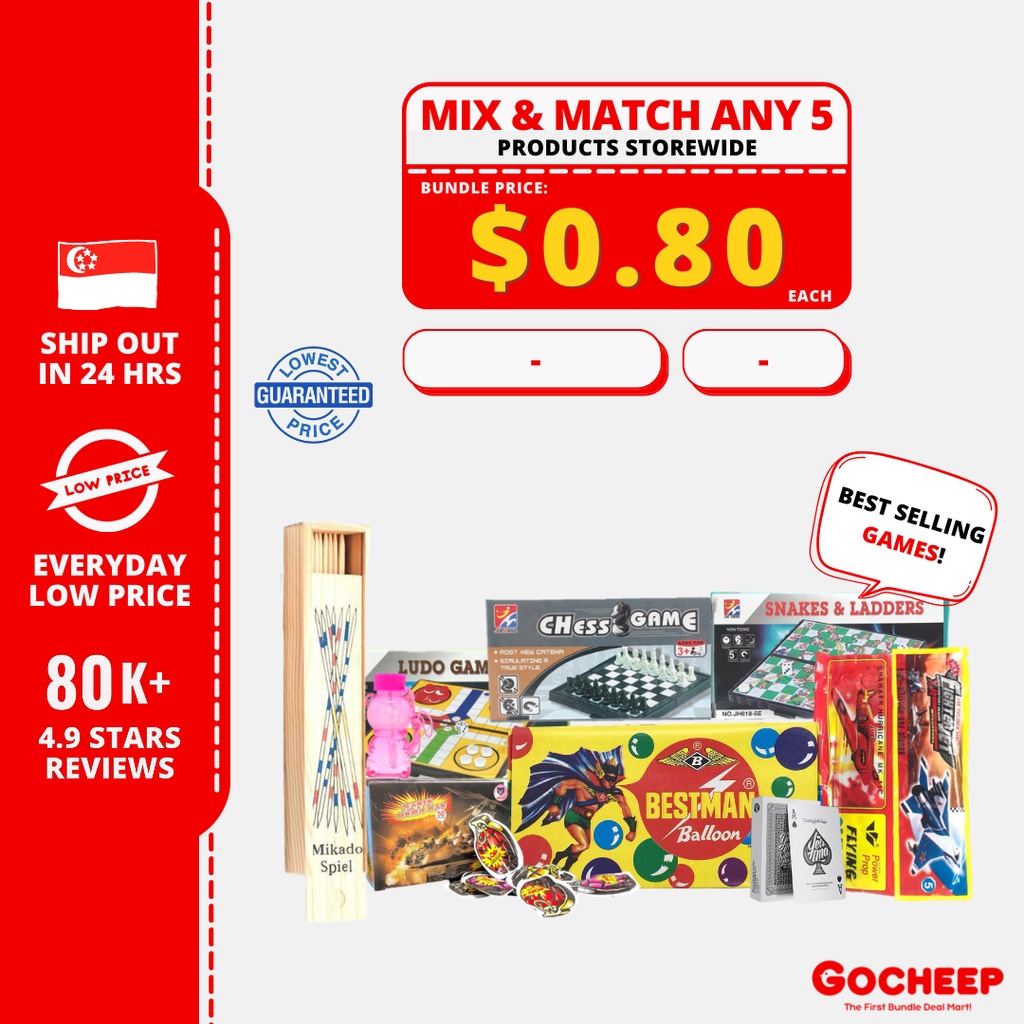 GoCheep All Time Favorite Board Games Child Toys Gaming Baby Children Kids Events Outdoor Gift Pack Game GoCHEEP