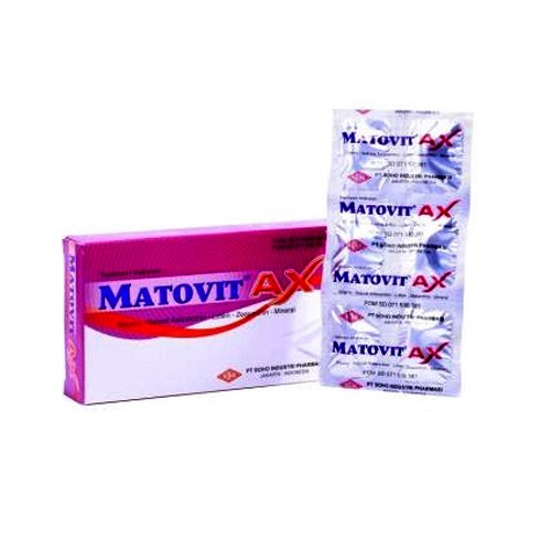 MATOVIT AX 1 STRIP @6 KAPLET / VITAMIN MATA / ASTAXANTHIN / ANTIOKSIDAN MATA - Gambar 2