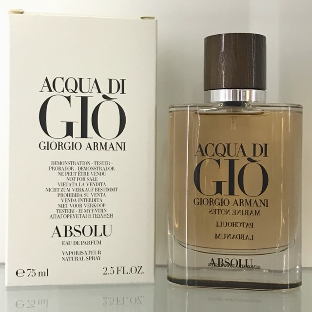 PERFUME TESTER GIORGIO ARMANI ACQUA DI GIO ABSOLU EDP 75ml