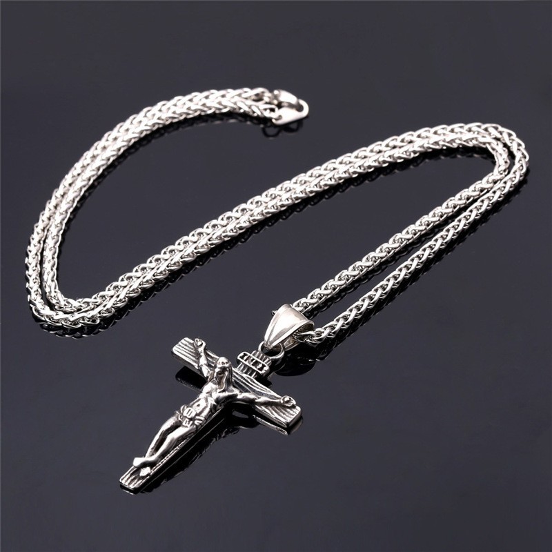 Crucifix necklace on sale