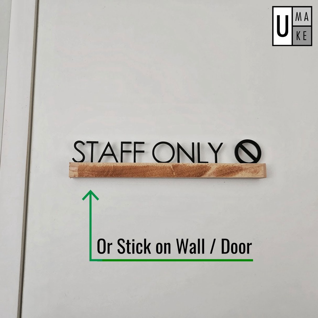 UMAKE Daily Sign, Signage, Signmark, No Entry, Toilet, No Parking, No ...