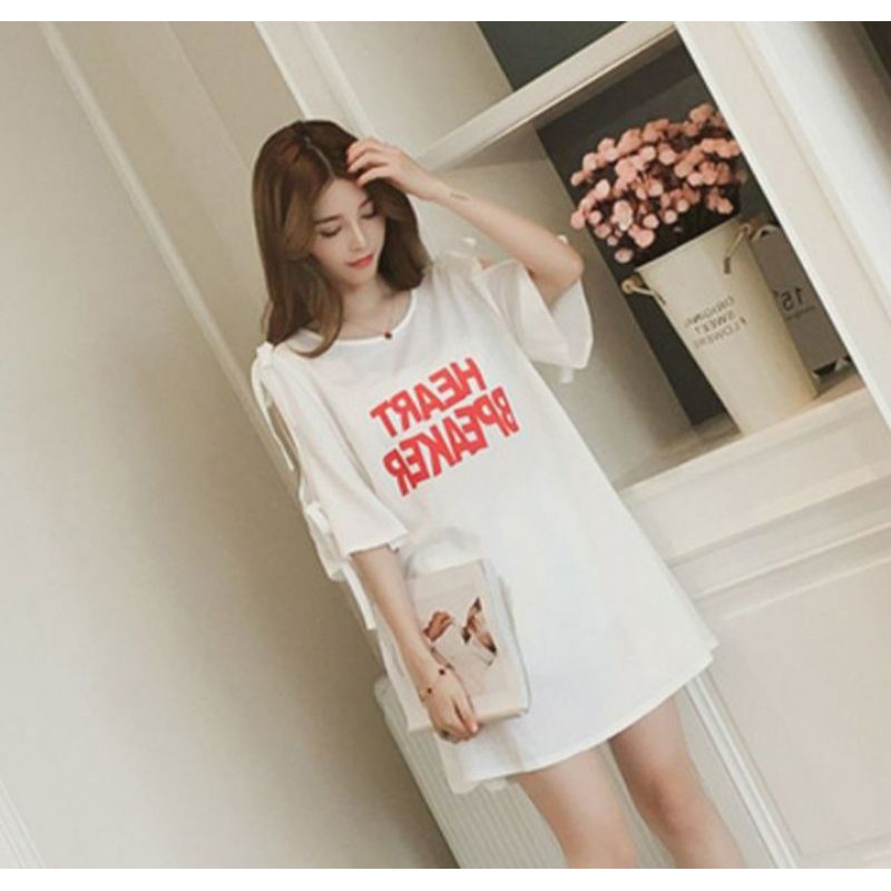 Cotton T-Shirt Midi Dress