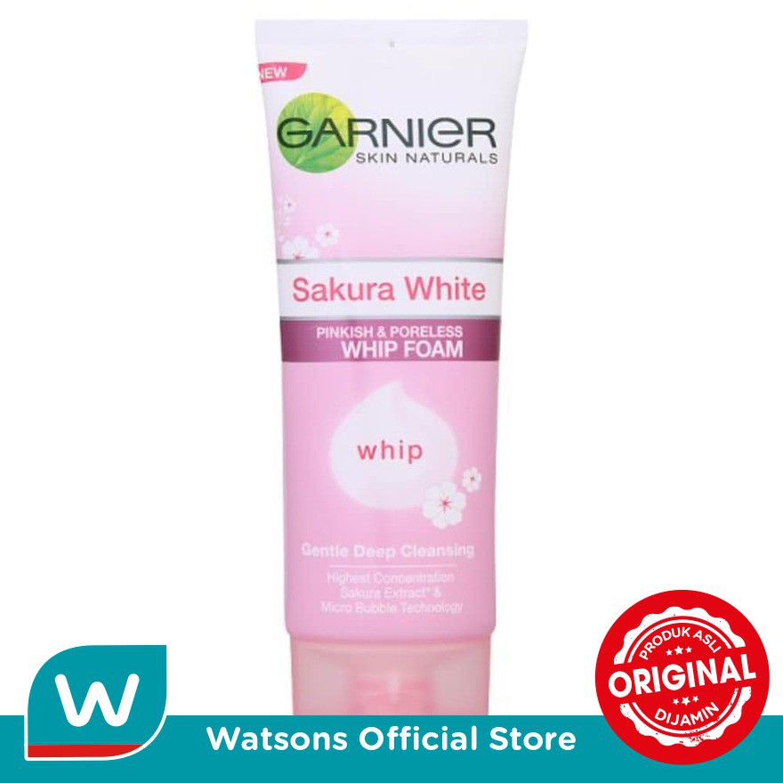 Garnier Sakura White Pinkish & Poreless Whip Foam 100ml