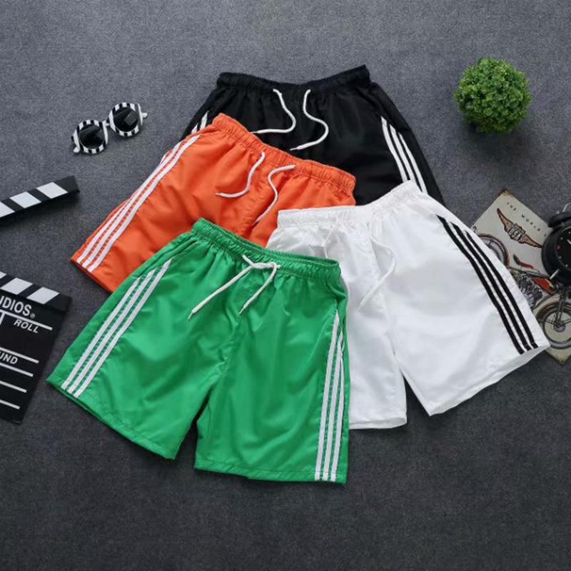 Men's New Striped Shorts Quick-dry Summer Beach Shorts | Shopee Singapore