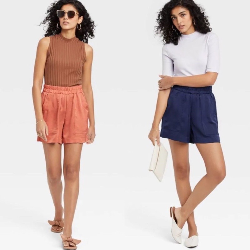 Genuine surplus wide-leg shorts (2 colors) | Shopee Singapore