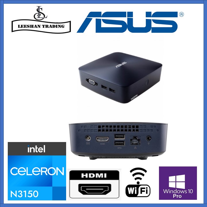 Asus Vivo Mini UN45H Intel Celeron N3150 Mini PC (Refurbished) 8GB RAM