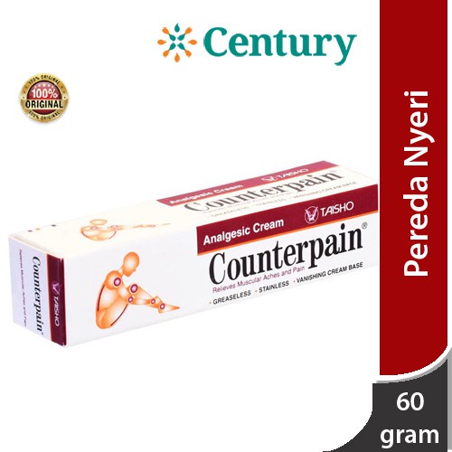 Counterpain 60gr / Encok / Keseleo / Memar / Nyeri Otot / Nyeri Sendi