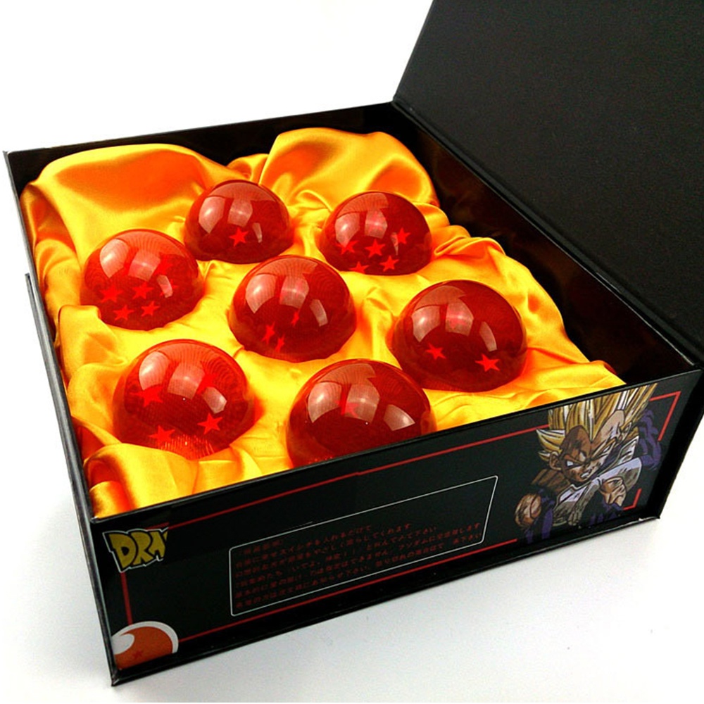 COFFRET DE 7 BOULES DE CRISTAL DRAGON BALL