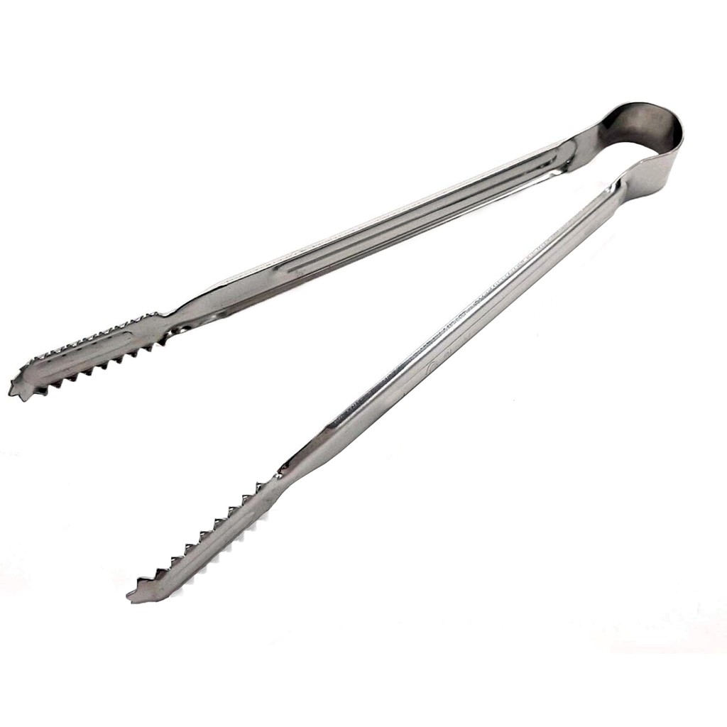Kitchen Tongs for Cooking BBQ Grill Salad Barbeque Grilling Serving Metal Small Stainless Steel Pasta Tong