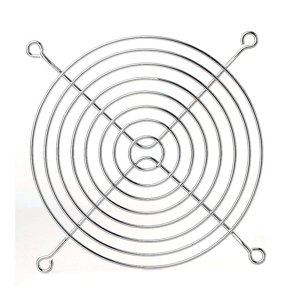 Hot PC DC Fan 120mm 12Cm Silver Tone CPU Grill Protector Metal Finger ...