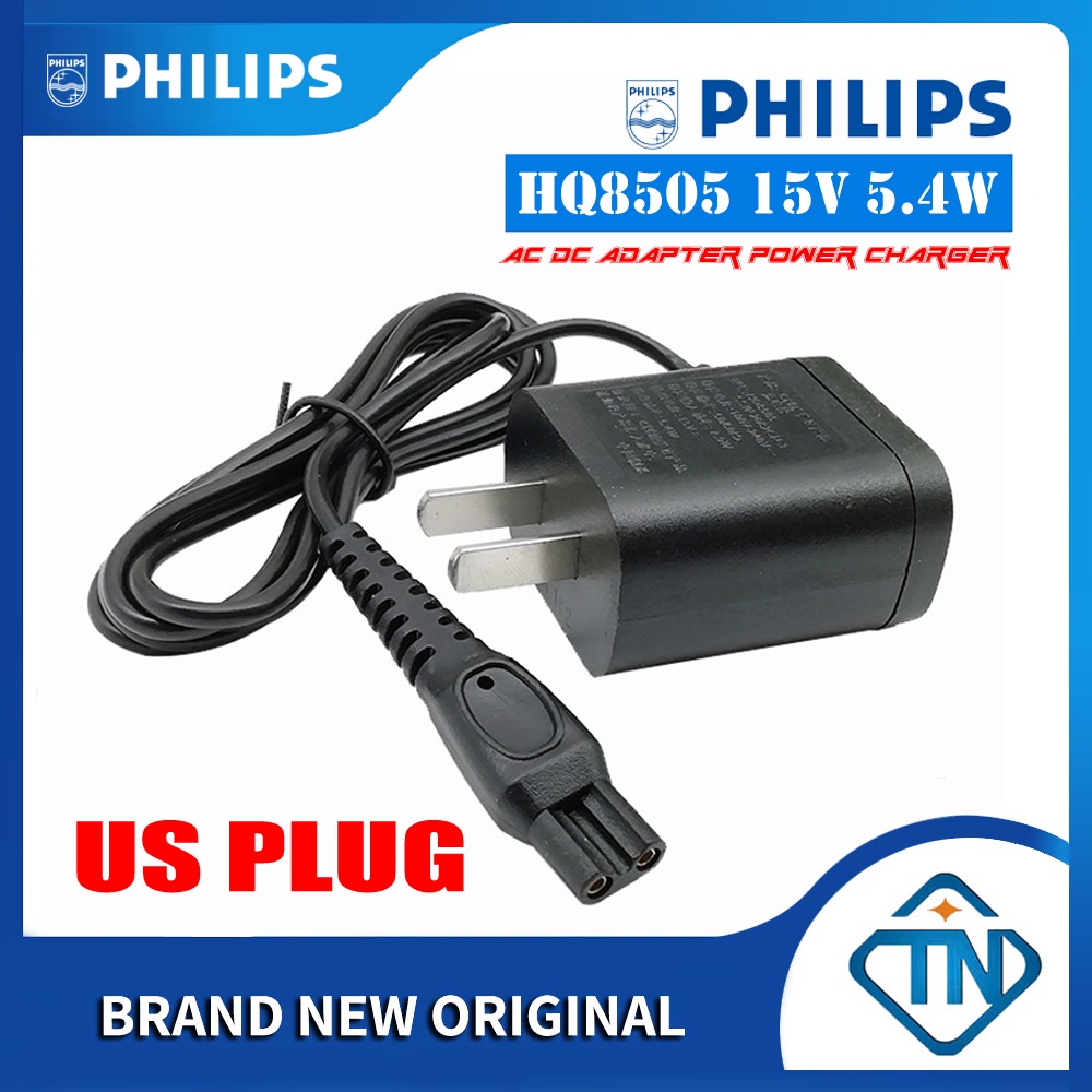 15V AC/DC Adapter HQ8505 Power Cord for Philips AquaTouch S5070 S5072 ...