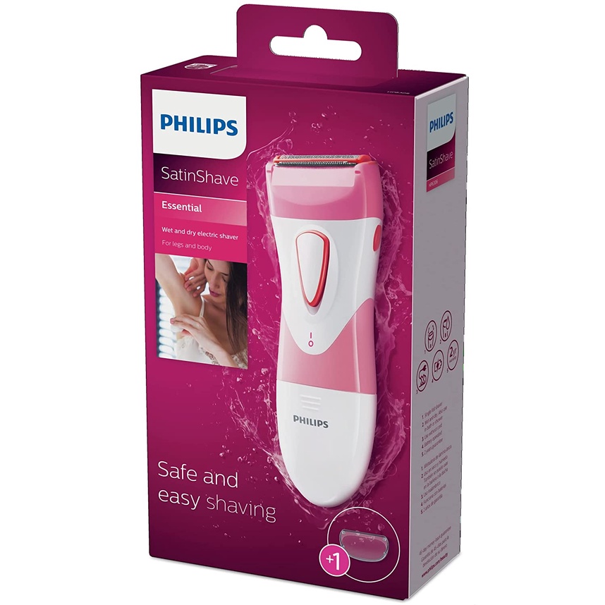 Philips HP6306 Women's Shaver Beauty SatinShave Essential Women's Wet ...