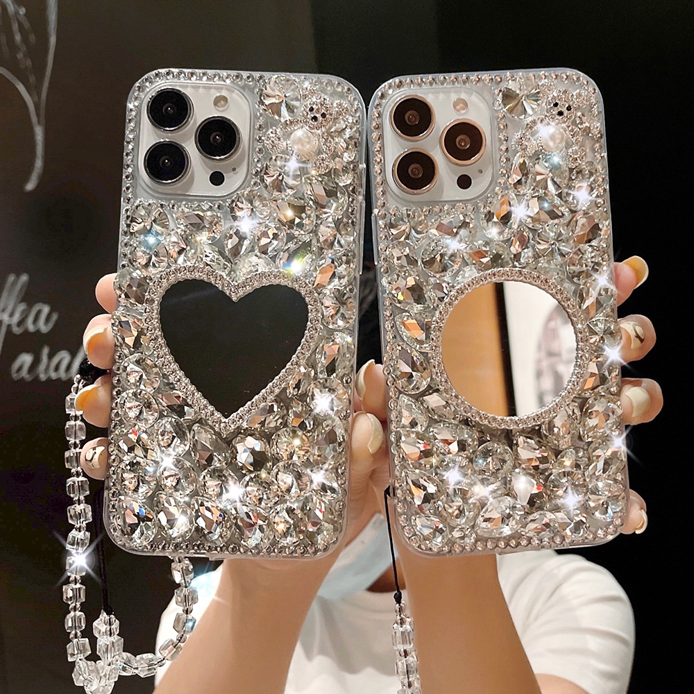 Glitter Diamond encrusted Phone Case for Samsung S23 Ultra S22