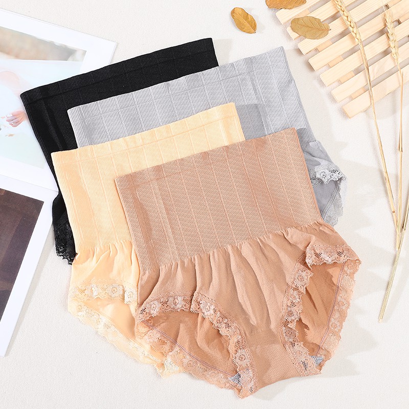 MUNAFIE High Waist Clothing Shapewear Women Flatten Tummy Panties Slimming Panty