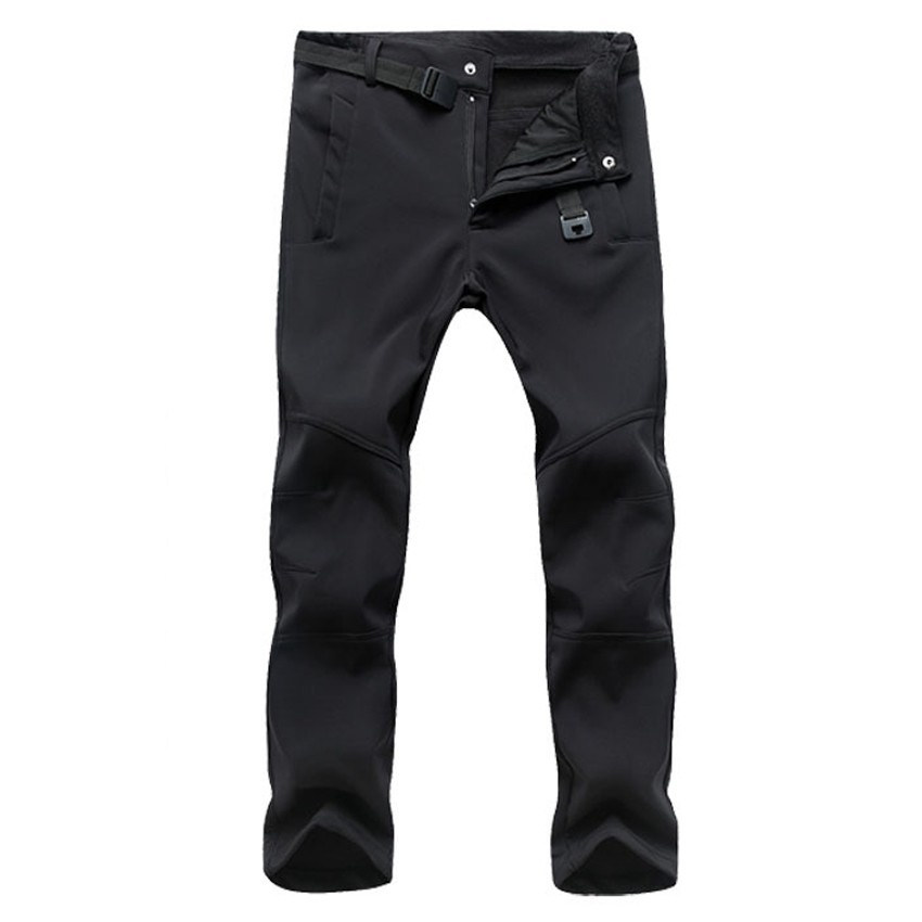 Men's fleece pants sale with zipper fly