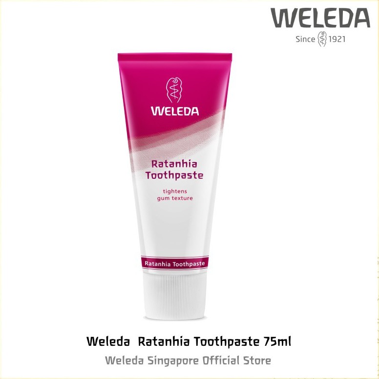 Weleda Ratanhia Toothpaste 75ml - Bleeding & Sore Gum | Shopee Singapore