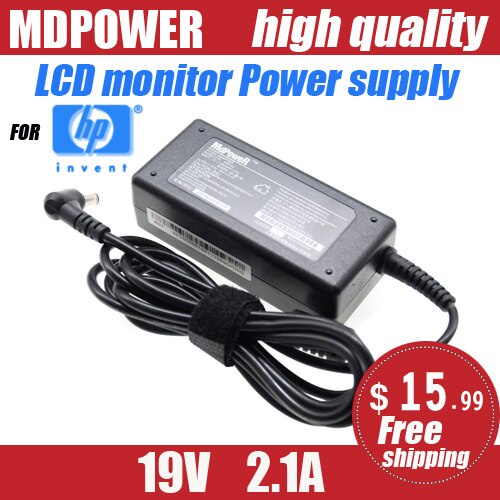 19V 2.1A FOR HP LCD monitor AC adapter Power supply Pavilion 22f 22fw ...