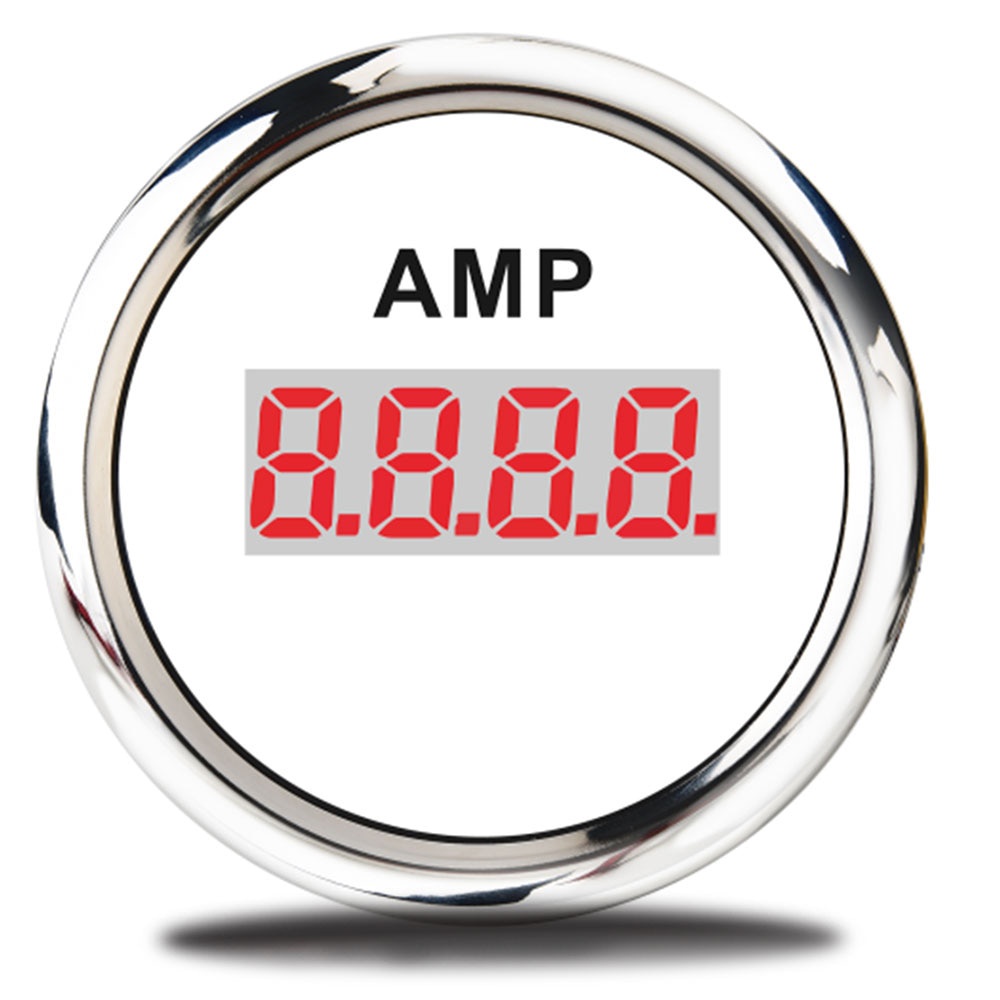 AMP 52mm Amperemeter Gauge Voltmeter Waterproof Digital Ammeter for Car