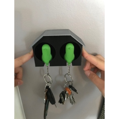 Birdhouse Key Holder (Single And Double) | Shopee Singapore