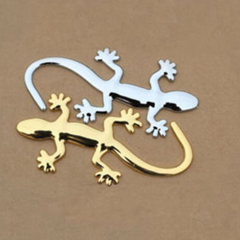 1 Pcs Lizard 3D Metal Sticker Gecko Logo Badge for Car Motorcycle ...
