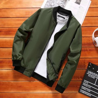 Casual bomber sale jacket mens