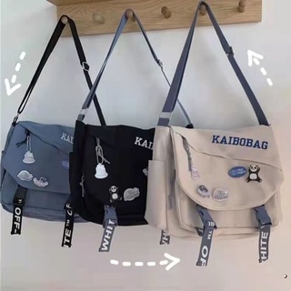 Japanese canvas crossbody bag for men and women washed canvas thickened  handbag large capacity trend urban art student bag - AliExpress