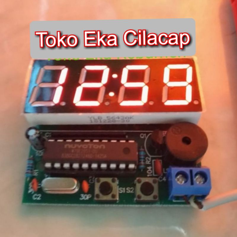 Led digital clock kit digital clock module package for school practice ...