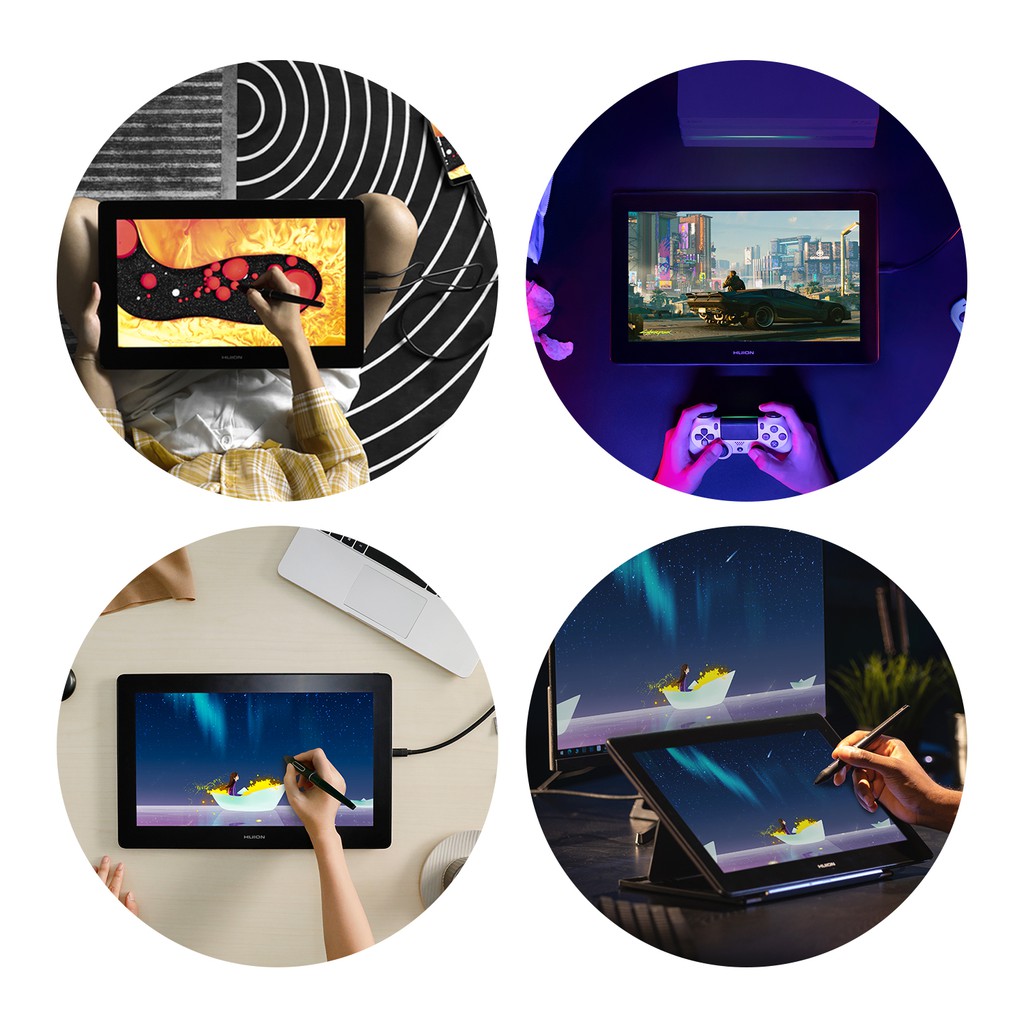 HUION kamvas pro 16 （4K） HUION Kamvas Pro 16 (4K) Series With Super High Resolution 120