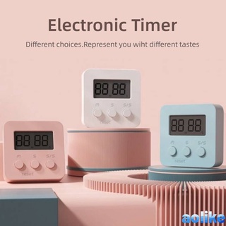 Magnet Digital Egg Cooking Time Timer Countdown Small Mini Lcd Electronic  Cute Kitchen Running Exercise Alarm Clock Black White - Kitchen Timers -  AliExpress