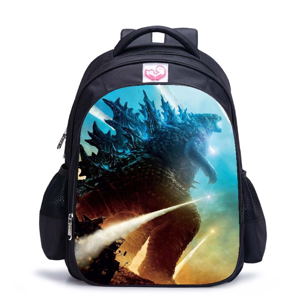 Godzilla vs King Kong Backpack for Kids Lightweight King Ghidorah bag for Kids Boys Girls Godzilla King of the Monsters Shopee Singapore