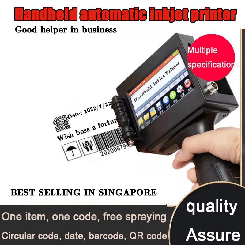 Coding machine Hand-held inkjet printer for printing production date ...