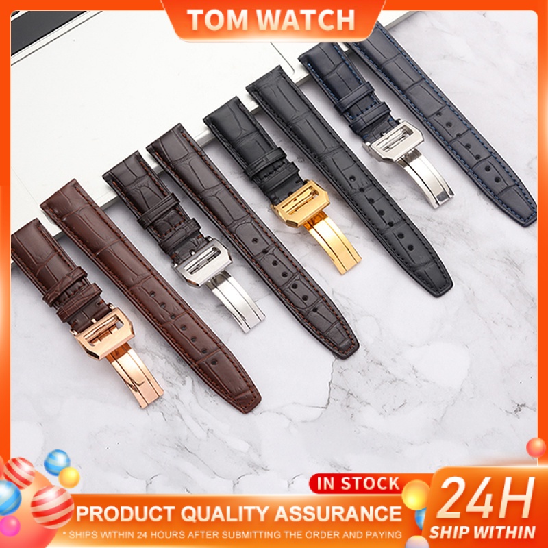 Adapted For IWC strap 20mm 22mm leather strap for IWC original