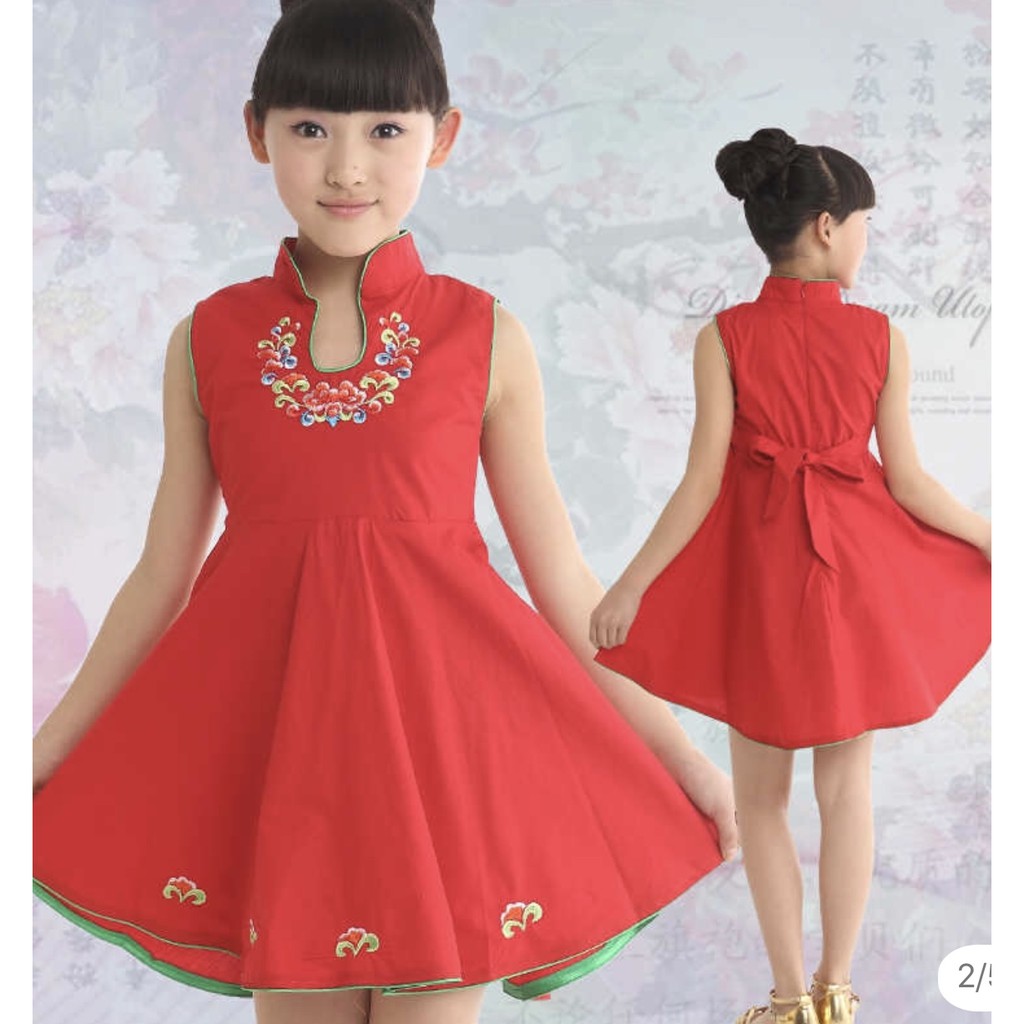 Girls size sale 7 red dress