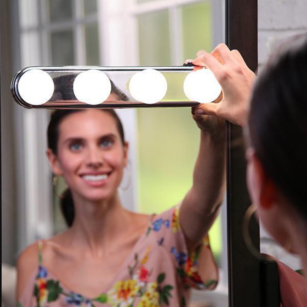 Battery powered deals makeup mirror