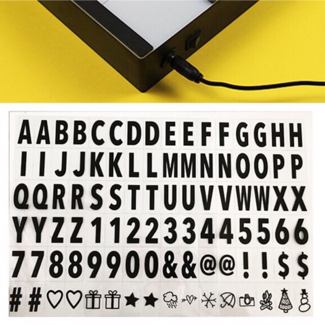 Replacement letters for A4 letter light box replacement letter for ...