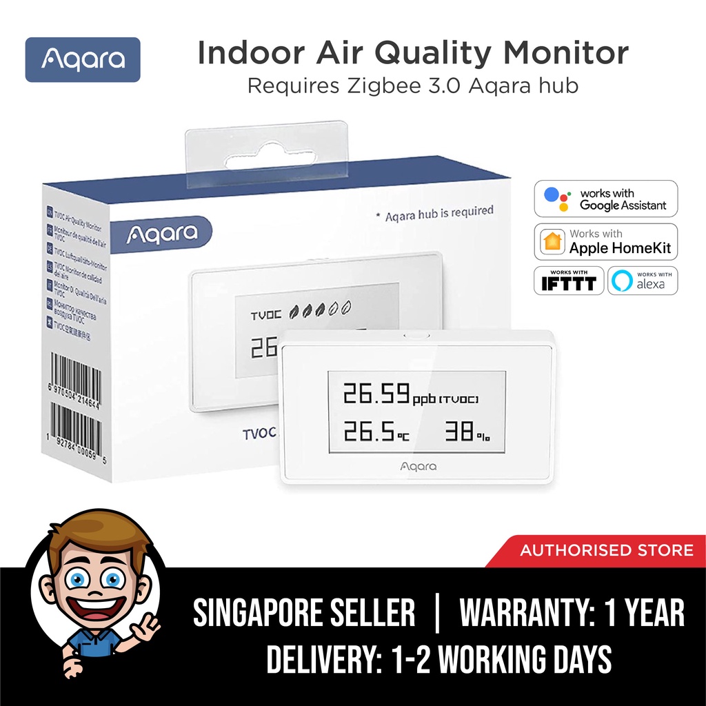 [GLOBAL] Aqara Indoor Air Quality Monitor, Pollution Meter for TVOC, Temperature & Humidity