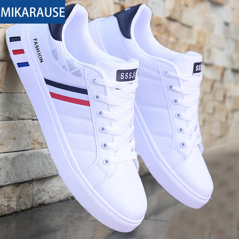 White tennis shoes best sale mens fashion