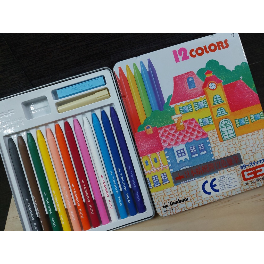 Lot De 12 Crayons De Dessin TOMBOW 8900-H - Tige Hexagonale, Design Japonais, Neuf Avec étiquettes
