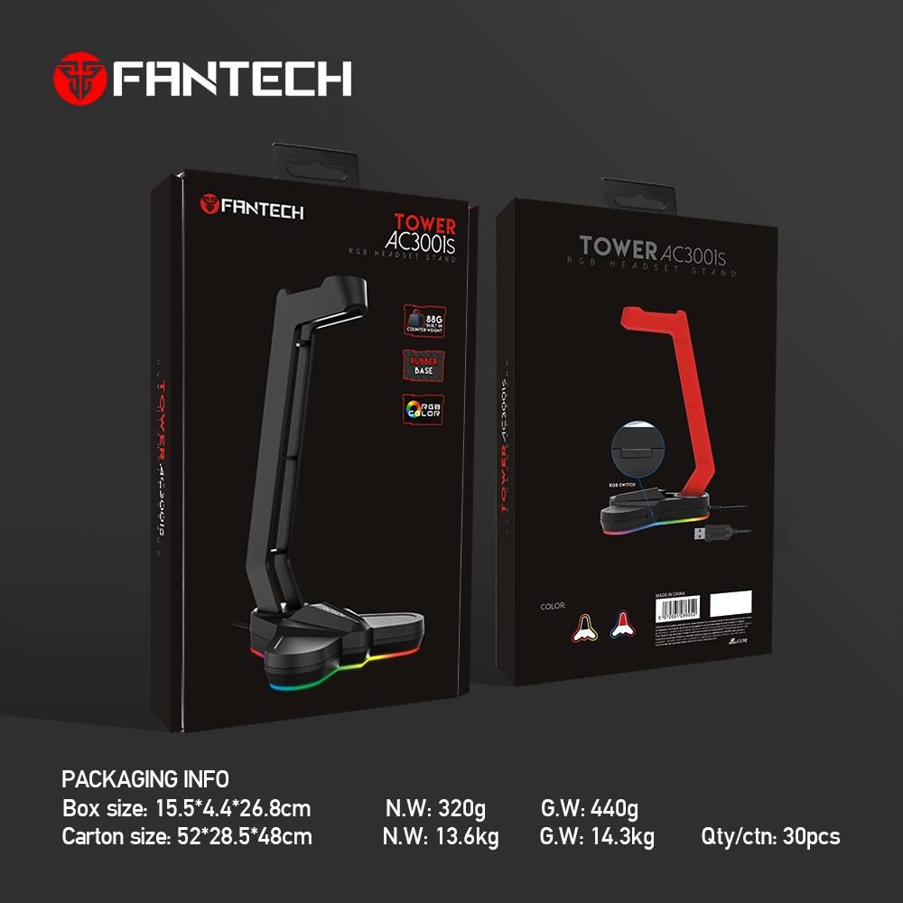 Fantech AC3001s RGB Headset Stand - Gambar 2